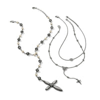 Ferrara Cross Y Necklace