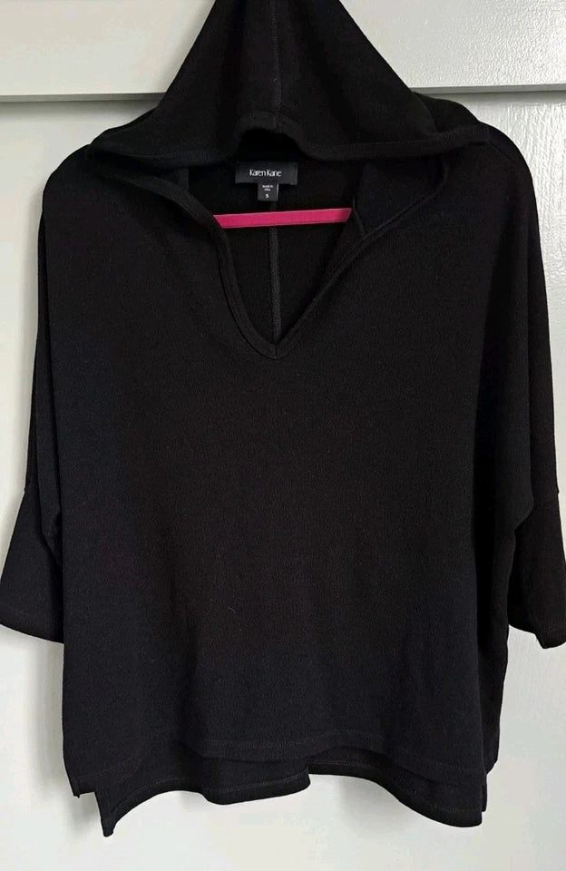 Contrast Hem Hoodie