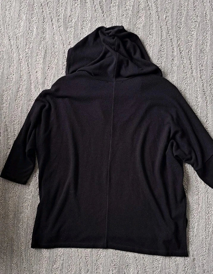 Contrast Hem Hoodie