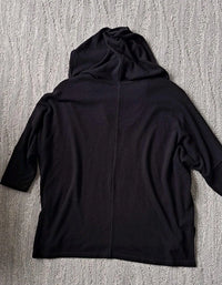 Contrast Hem Hoodie