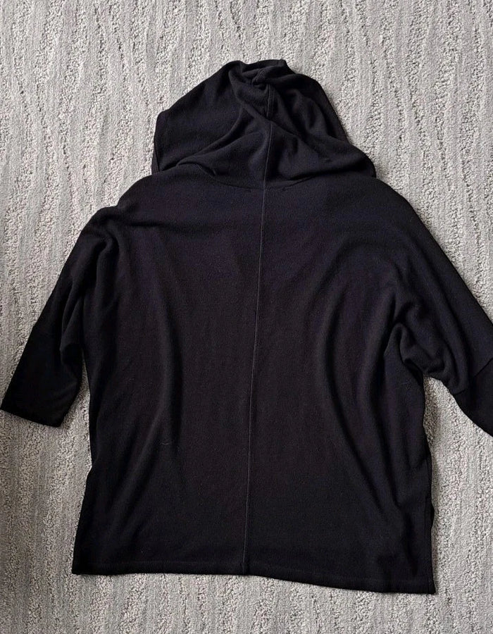 Contrast Hem Hoodie
