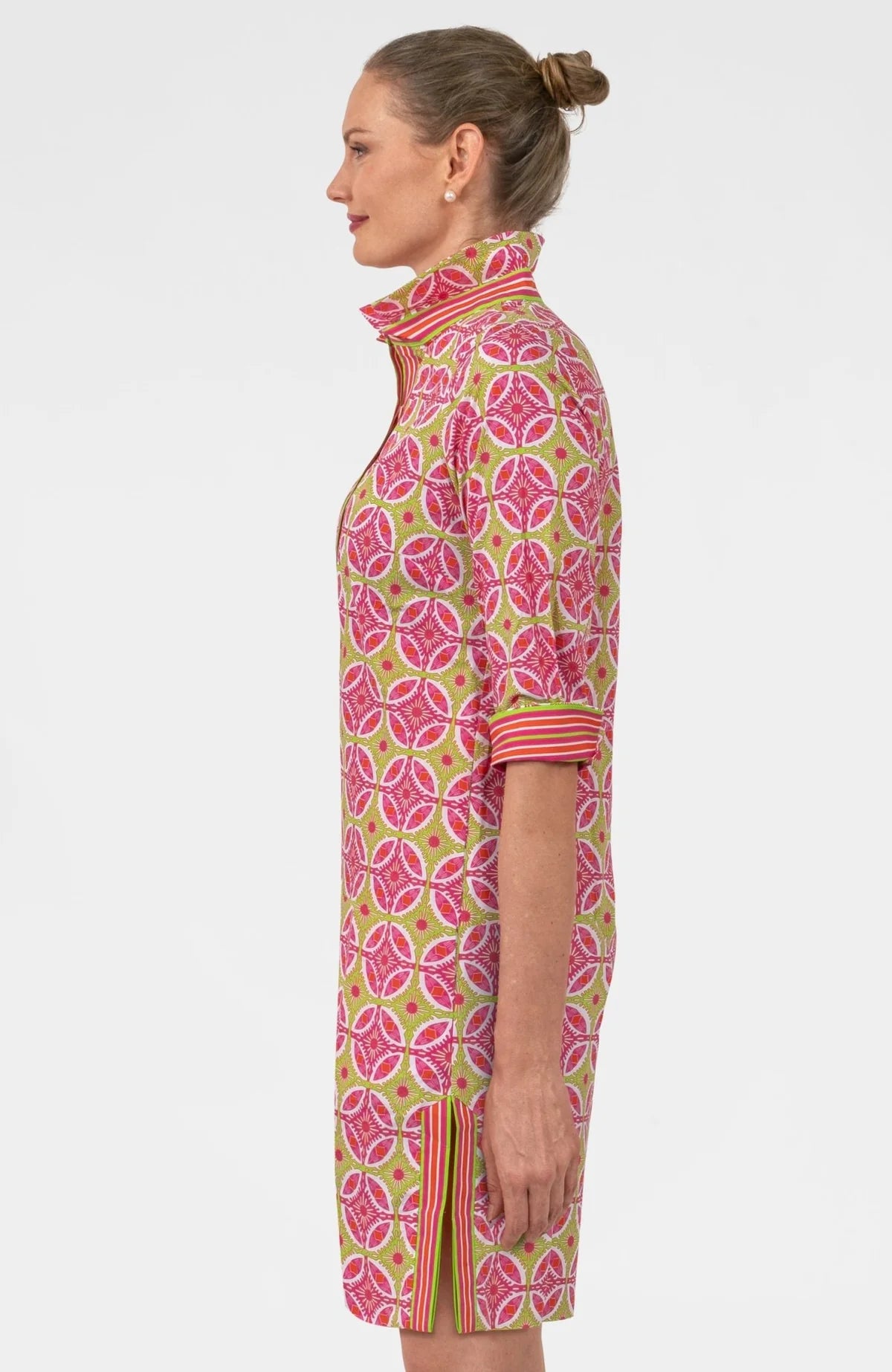 Shirt Tail 2.0 Dress - Smell The Roses