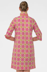 Shirt Tail 2.0 Dress - Smell The Roses