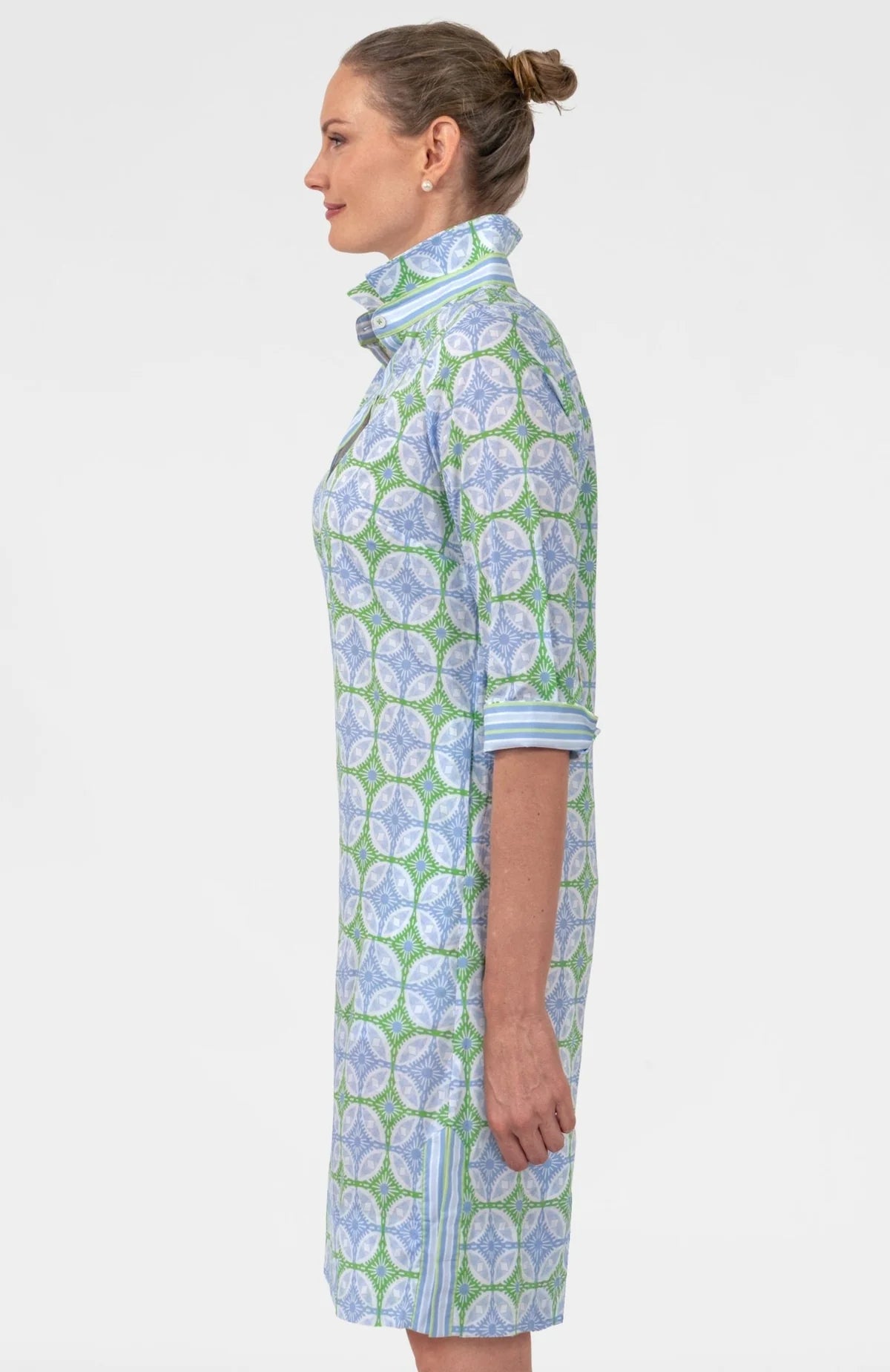 Shirt Tail 2.0 Dress - Smell The Roses