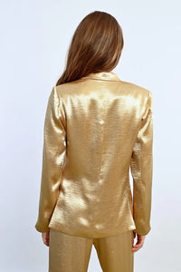 STRAIGHT SATIN BLAZER