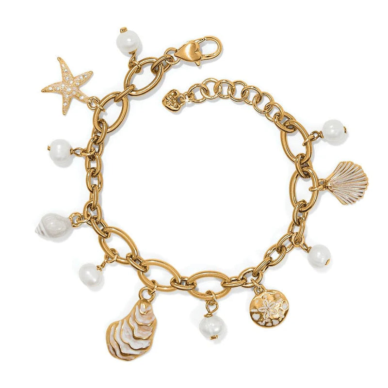 Sunset Cove Pearl Charm Bracelet