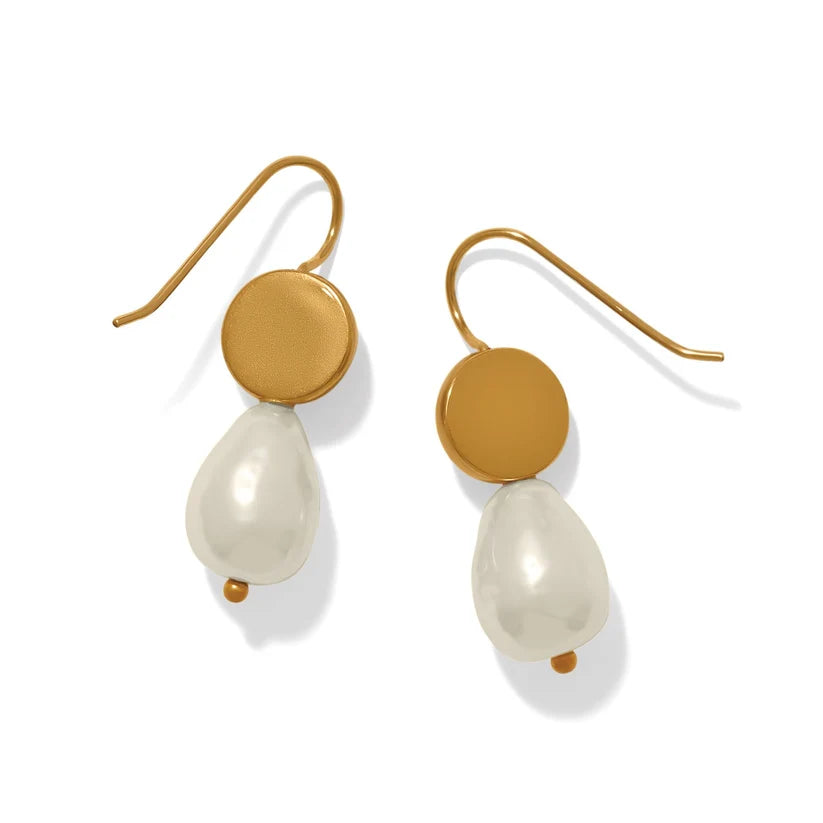 Trust Your Journey Petite Pearl French Wire Earrings Regular price