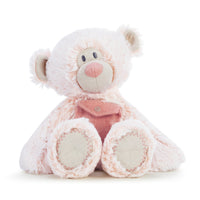 Pink Pocket Prayer Bear 11"