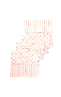 Rosy Check Table Runner