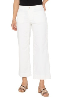 Corduroy Crop Wide Leg