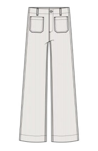 Corduroy Crop Wide Leg