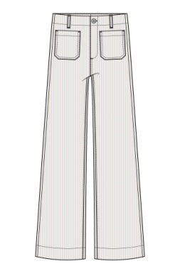 Corduroy Crop Wide Leg
