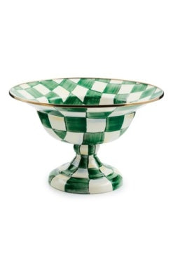 Emerald Check Large Compote
