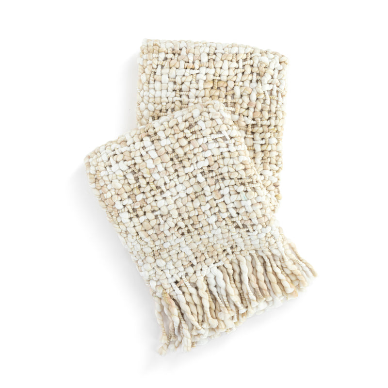 Woven Throw -Cream - Your Journey