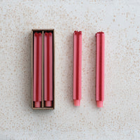 Unscented Package Shaped Taper Candles in Box,  Set of 2