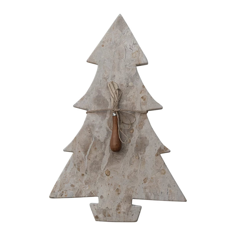 Marble Board with Canape Knife