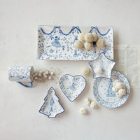 Stoneware Tray with Ballerinas & Nutcracker