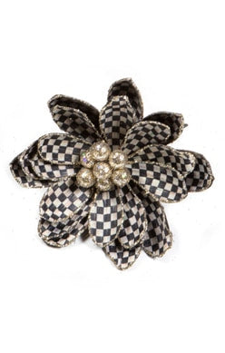 Courtly Check Flower Clip