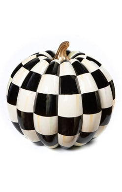 Courtly Check Outdoor Pumpkin