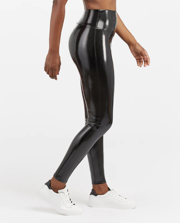 Faux Patent Leather Leggings