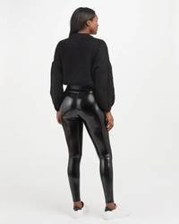 Faux Patent Leather Leggings