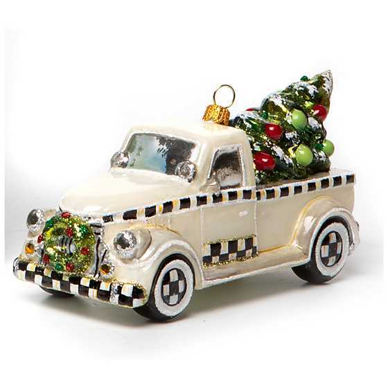 Glass Ornament - Farmhouse Special Delivery Truck