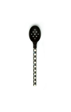 Courtly Check Slotted Spoon-Black
