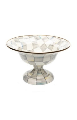 Sterling Check Large Compote