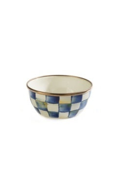 Royal Check Enamel Pinch Bowl