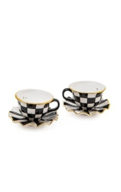 Courtly Teacup Salt & Pepper Set
