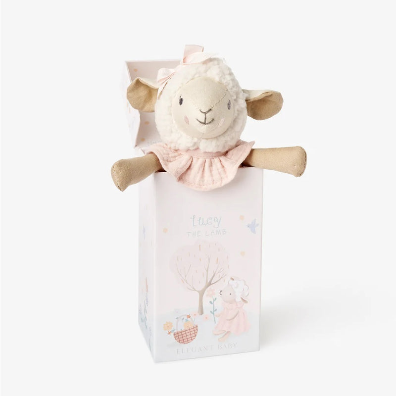 Lucy The Lamb Linen Toy 10" Boxed