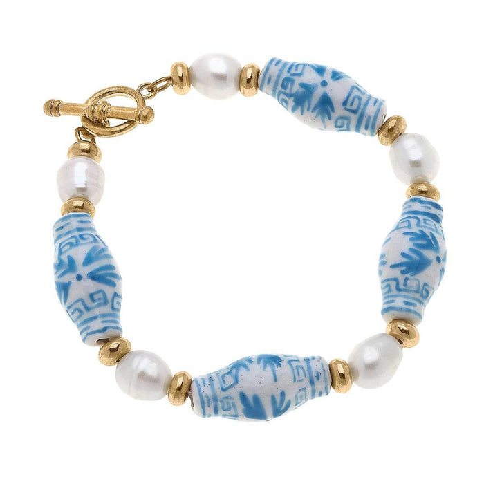 Freshwater Pearl T-Bar Bracelet