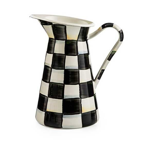 Courtly Check Enamel Practical Pitcher-Med