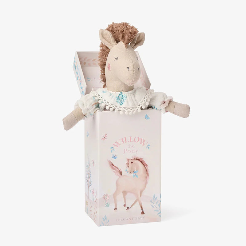 10" WILLOW THE LINEN TOY PONY BOXED