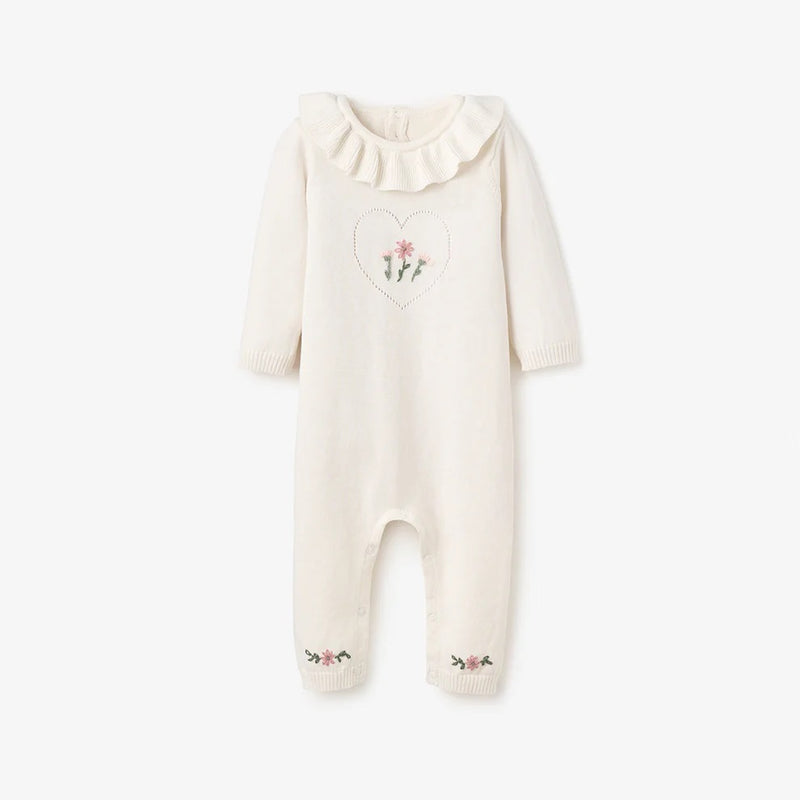 PONY MEADOW HEART KNIT JUMPSUIT