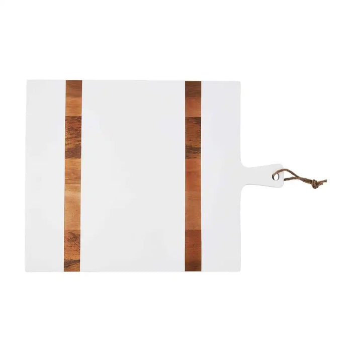 Wood White Strap Board