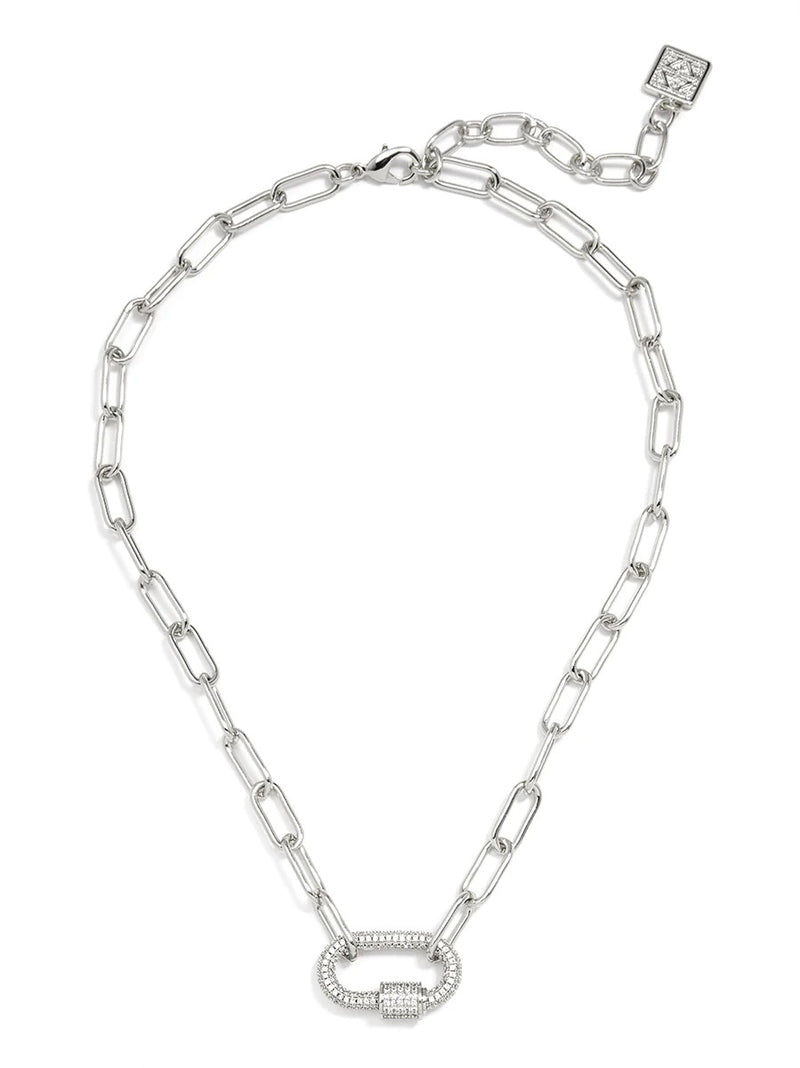Pavé Diamond Charm Necklace