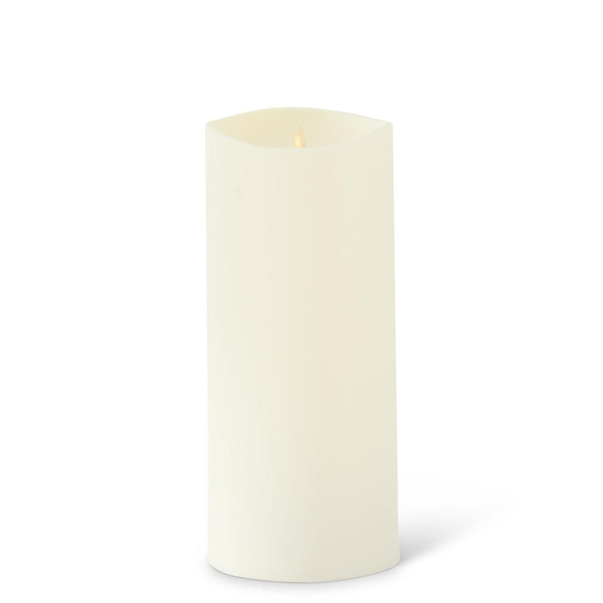 6 x 14 Inch Ivory Outdoor Pillar Luminara Candle Remote Ready