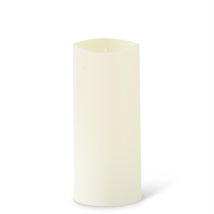 6 x 14 Inch Ivory Outdoor Pillar Luminara Candle Remote Ready