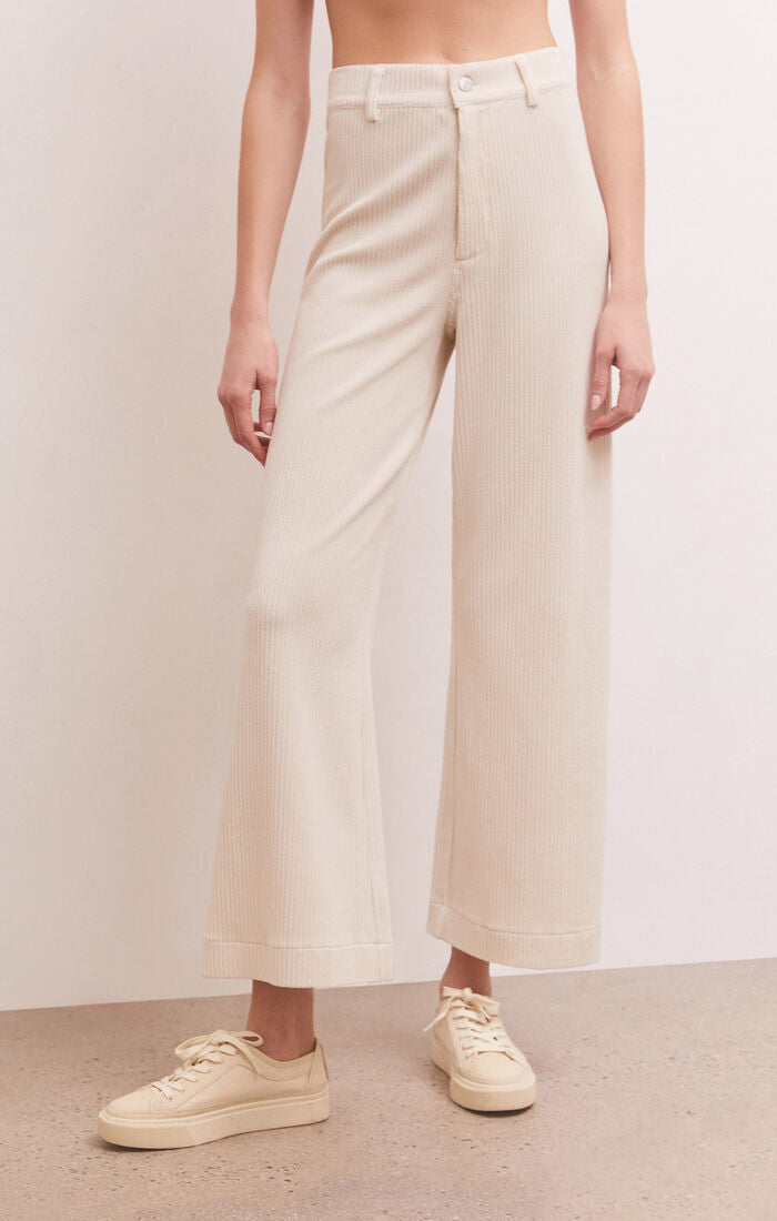 Prospect Knit Cord Pant Adobe White