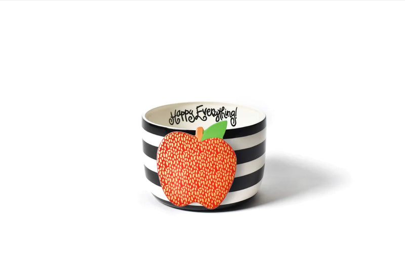 Black Stripe Happy Everything Big Bowl