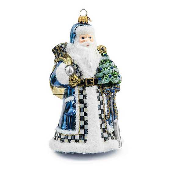 Glass Ornament - Royal Santa