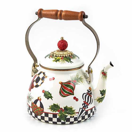 Deck the Halls Tea Kettle - 2 Quart