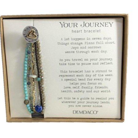 Turquoise Beaded Your Journey Bracelet