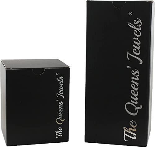 The Queens ' Jewels Red Christmas Sleigh Jeweled Stemmed Wine Glass, 21 oz.