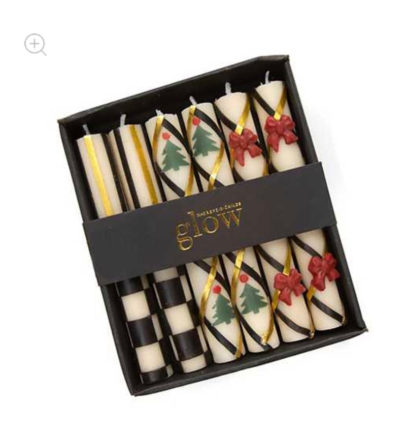 Mini Dinner Candles - Holiday - Set of 6