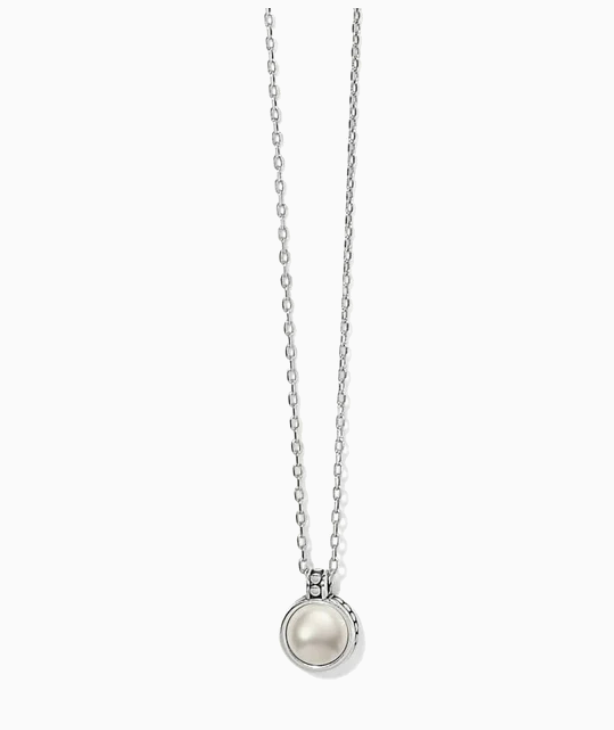 Pebble Dot Pearl Short Necklace