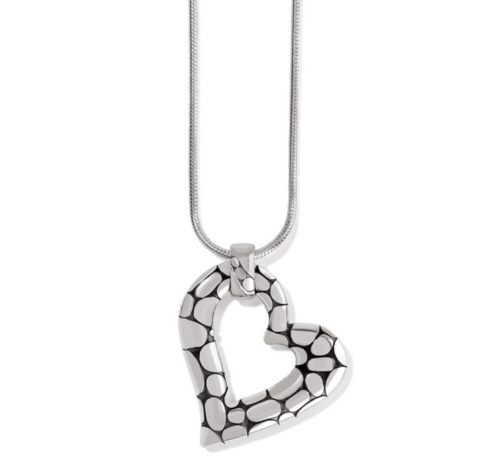 Pebble Heart Necklace