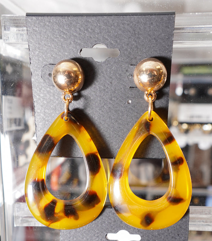 Assorted Leopard Post Earrings