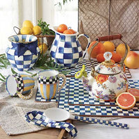 Royal Check Enamel Spoon Rest